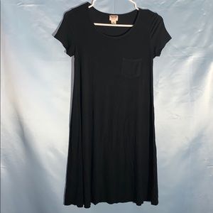 Mossimo Black T Shirt Dress